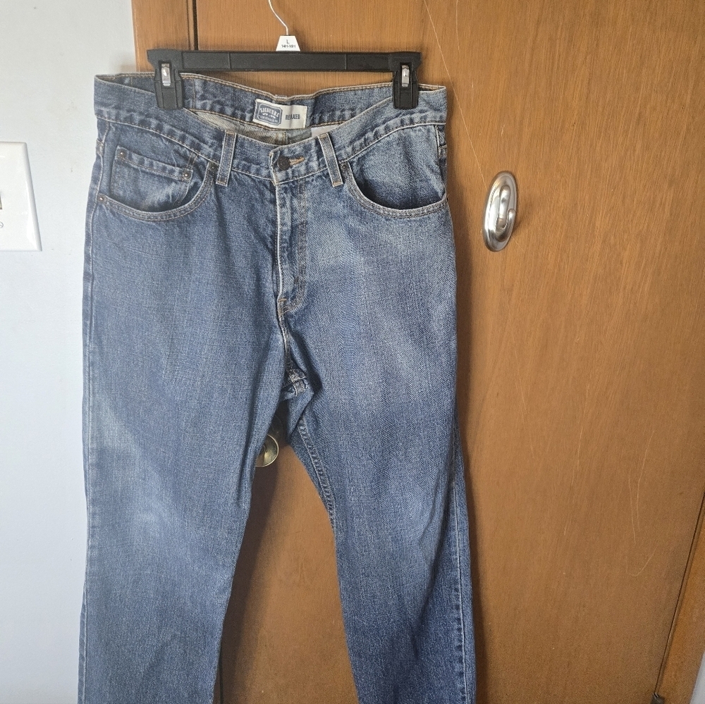 Signature by Levi Strauss Men's Blue Straight Jeans Size 34 ×29.